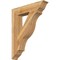 Ekena Millwork Funston Traditional Rough Sawn Bracket, Western Red Cedar, 6"W x 32"D x 40"H BKT06X32X40FST01RWR - alternate 1